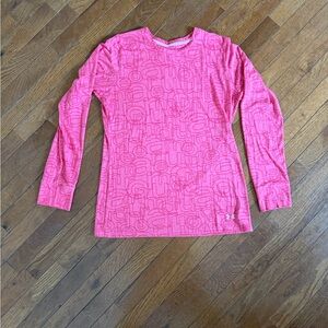 Under Armour Vibrant Pink Graphic Long Sleeve